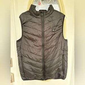 Heated Gray Puffer Vest